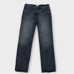 BDG‎ Cowgirl Jean Women 26 Faded Black Straight Leg Rigid Denim 100% Cotton